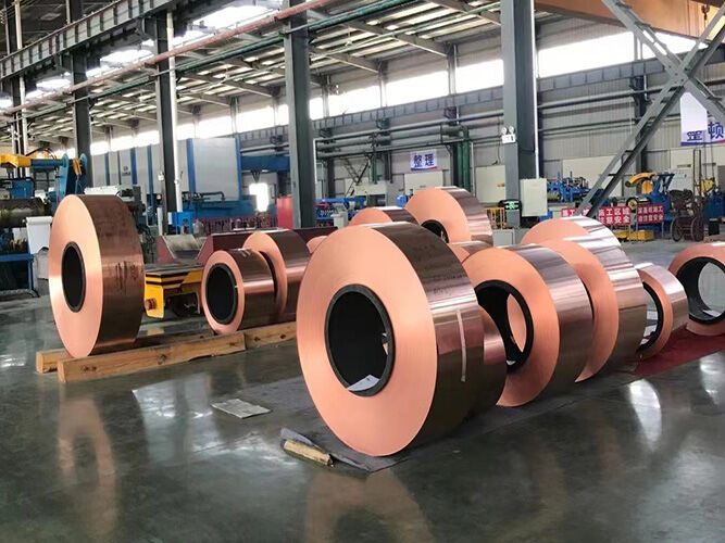 Copper coil copper strip