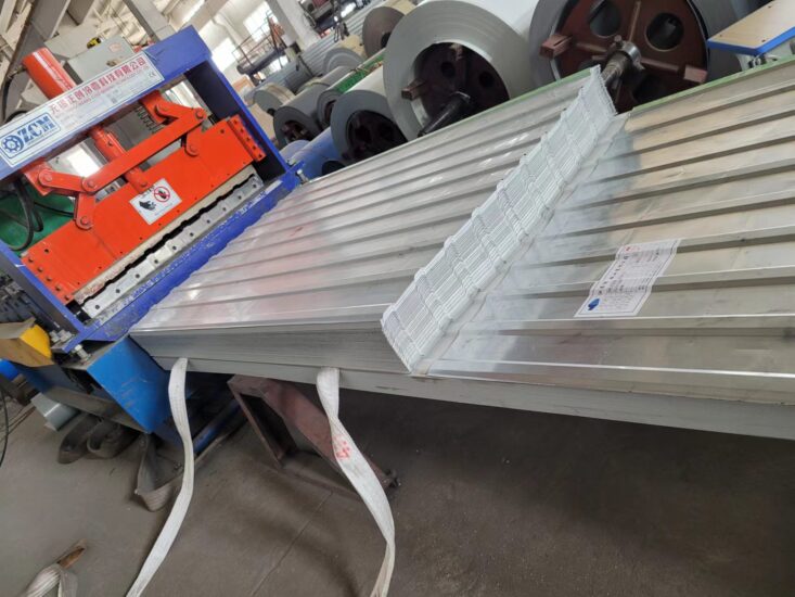 White roof steel plate, color-coated corrugated steel plate
