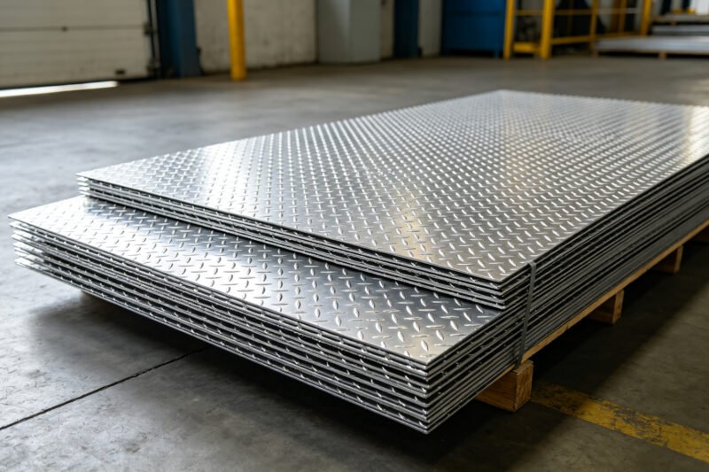 304 Stainless Steel Floor Plate - Diamond Tread Sheet