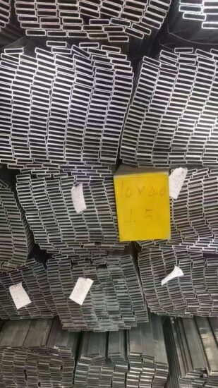Galvanized Flat Rectangular Steel Tube